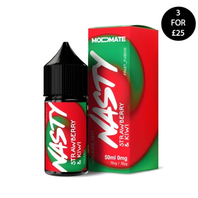 ناستي جوس فراولة وكيوي 30 مل *